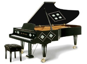 piano de cauda x 130 A história dos instrumentos